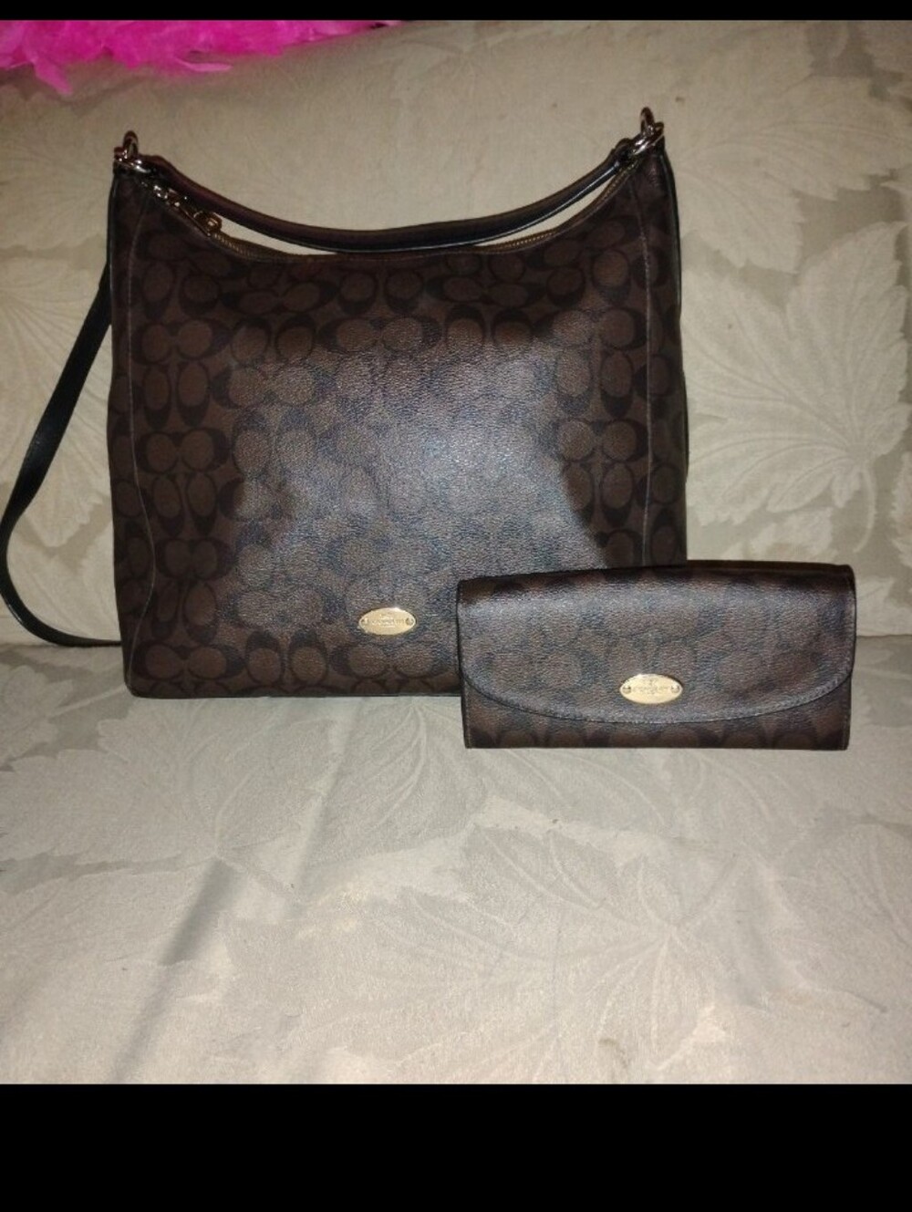 Coach Matching Purse And Wallet Set